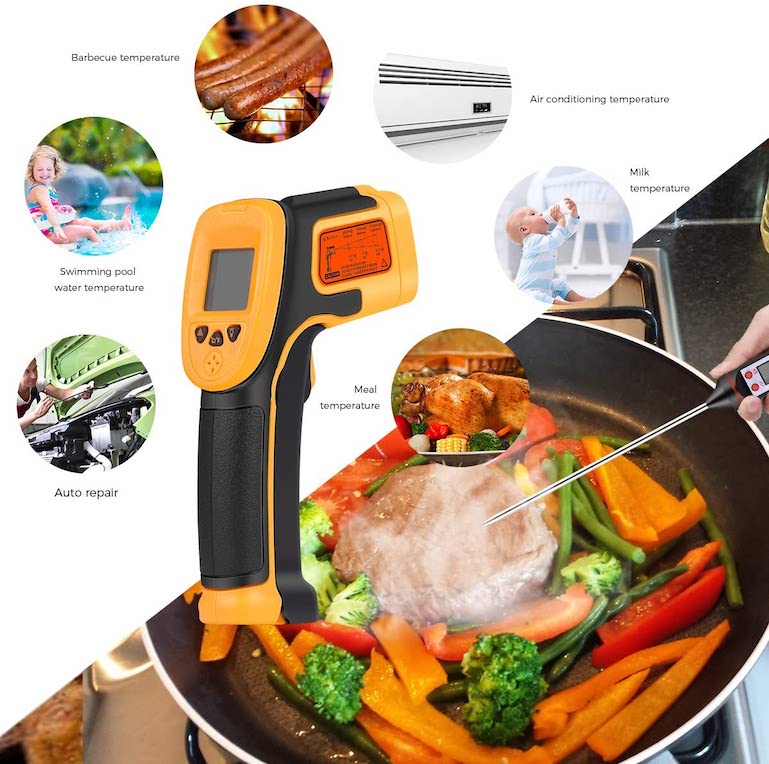 Digital Infrared Thermometer for Cooking – Chef Pomodoro