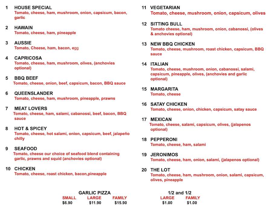 Where to buy pizza in Inverloch, Vic Dine in, Takeaway & Delivery